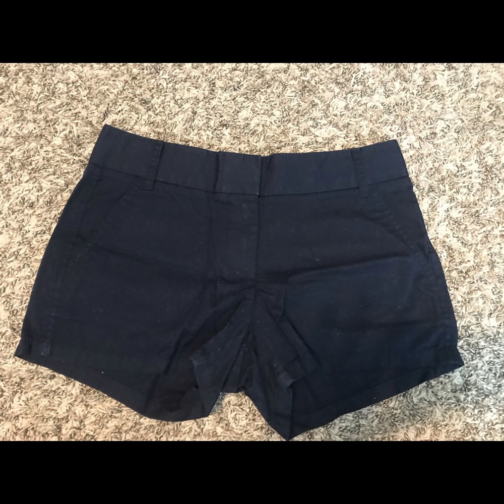 Navy j crew shorts